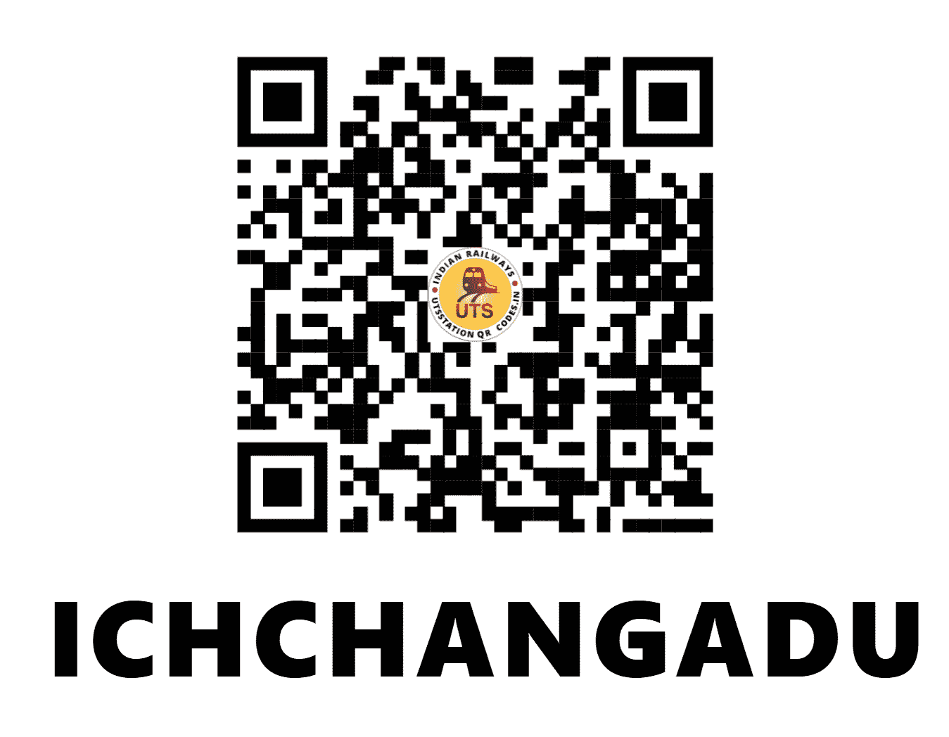 UTS QR Code for ICHCHANGADU - ICG (SR - TAMIL NADU)